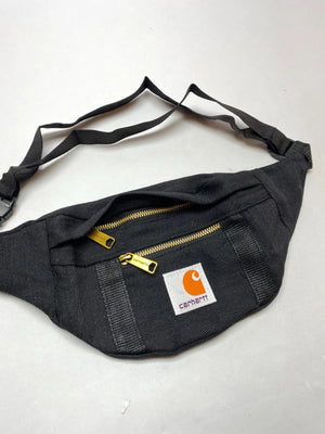 Carhartt Black Waist Bag with Gold Zipper