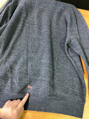 CHAPS Charcoal Grey “Everyday Fleece” Crewneck Sweatshirt Size XXL