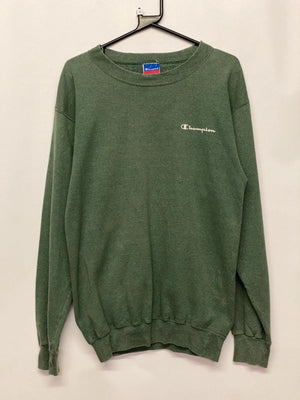 Vintage Champion Green Crewneck Sweatshirt Size M