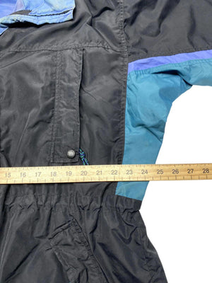 Black and Blue Columbia Raincoat Women's Large