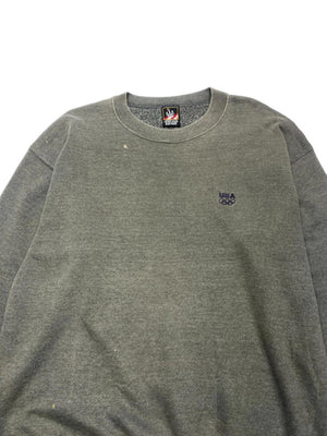 Grey USA Olympics Sweatshirt Men's Large