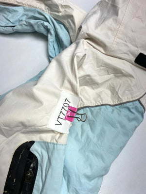 Columbia Titanium Light Blue & Cream Hooded Ski Jacket (Women’s S)