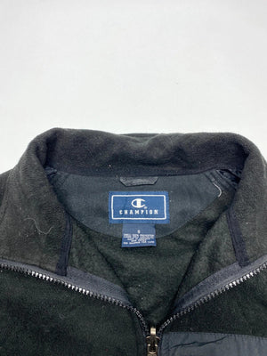 Champion Men's Black Fleece Jacket with Zip Pockets