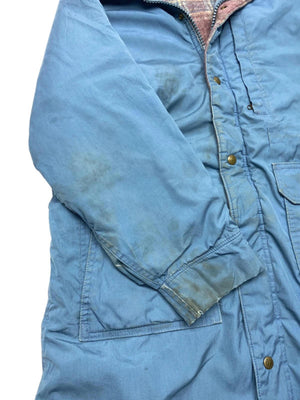 Blue Woolrich Long Coat Women's Large