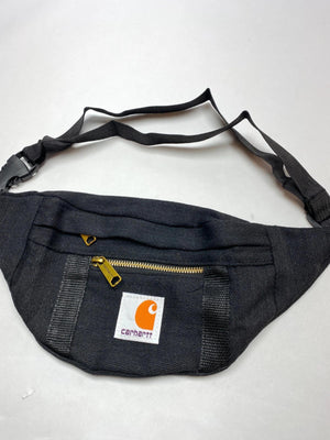 Carhartt Black Waist Bag with Gold Zipper