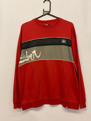 Quiksilver Red Retro Surf Sweatshir