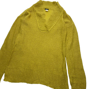 Yellow J.Crew V-neck Jumper Men's Small