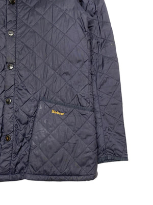 Navy Barbour Quilted Jacket Men's Small