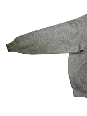 Grey Embroidery Sweatshirt Men's Large