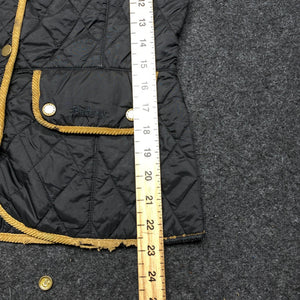 Black Barbour Quilted Jacket Women's Small