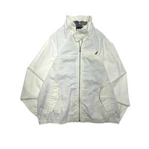 White Nautica Harrington Jacket Men's XL