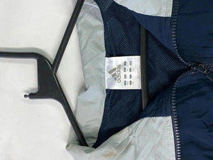 Vintage Adidas Navy & Grey Full-Zip Track Jacket