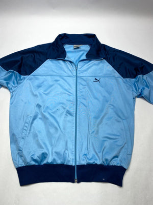 Vintage Puma Blue & Navy Track Jacket