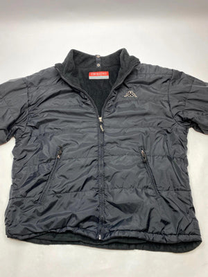 Kappa Black Puffer Jacket with Fleece Lining (Men’s L)