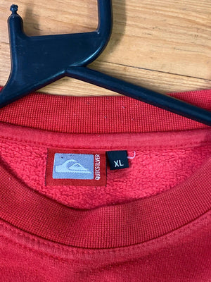 Quiksilver Red Retro Surf Sweatshir