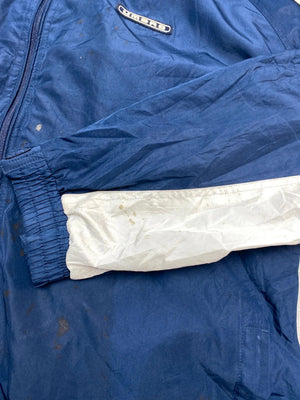 Umbro Vintage Navy & Grey Full-Zip Windbreaker Jacket