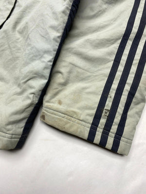 Vintage Adidas Two-Tone Grey & Navy Puffer Jacket