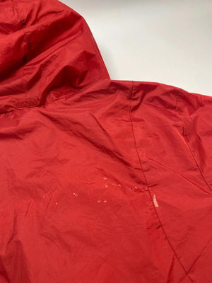 Adidas Vintage Red Windbreaker Jacket with 3-Stripes (Men’s L)