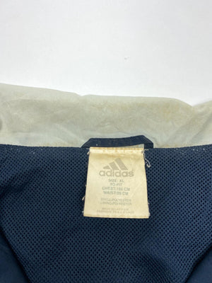 Adidas vintage navy & grey full-zip track jacket – Men’s XL