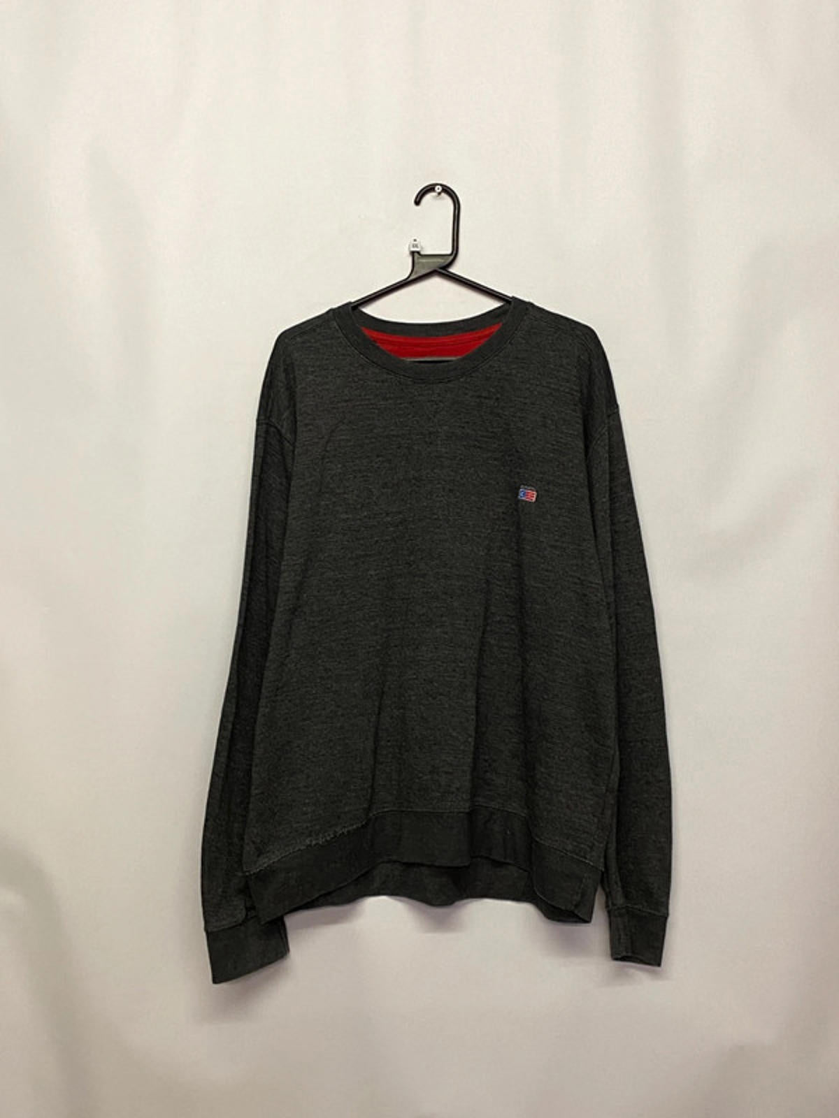 CHAPS Charcoal Grey “Everyday Fleece” Crewneck Sweatshirt Size XXL