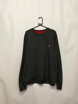 CHAPS Charcoal Grey “Everyday Fleece” Crewneck Sweatshirt Size XXL