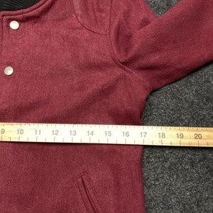 Burgundy BDG Varsity Jacket Men's Small