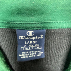 Green and Black Champion Track Jacket Women's Large
