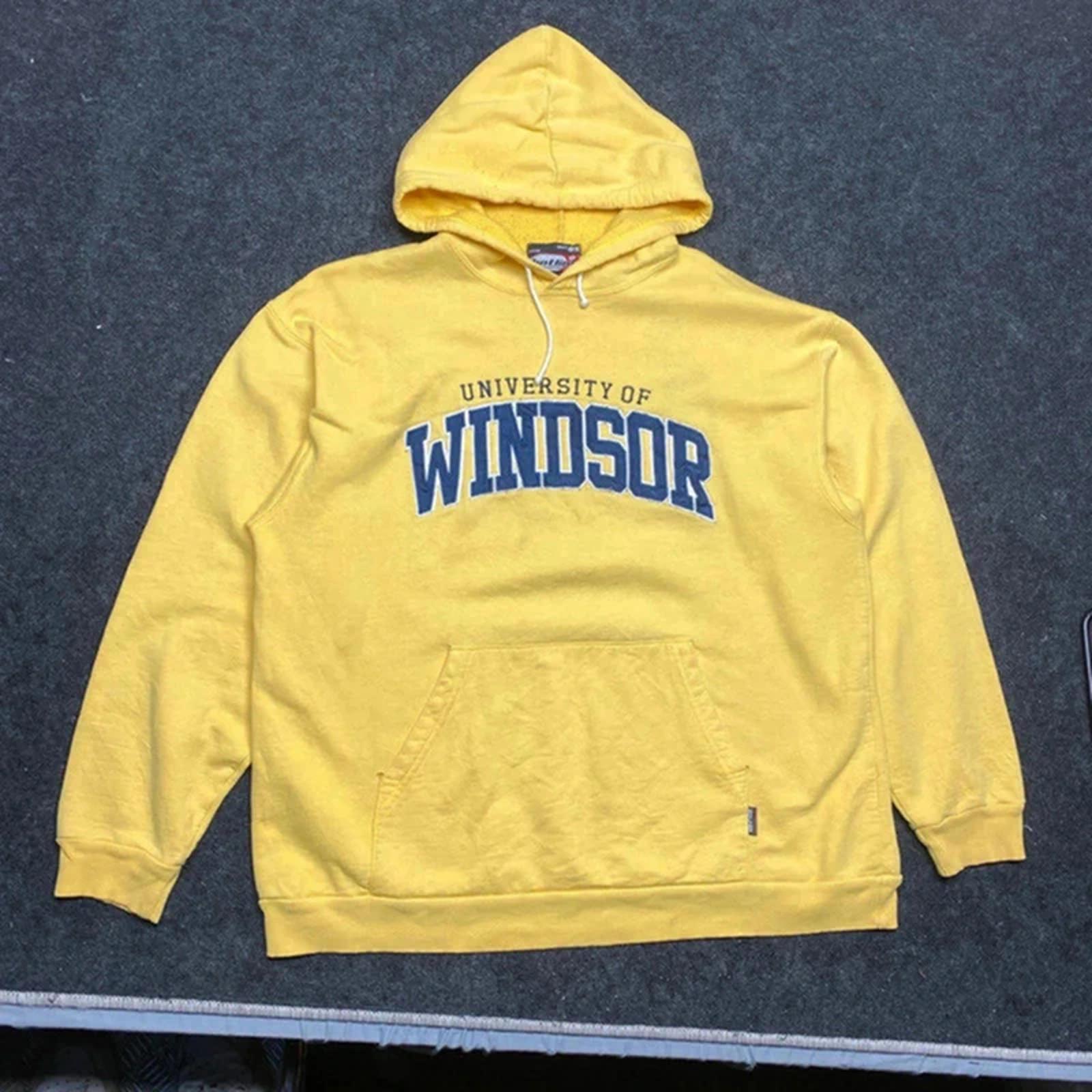 Yellow Hotline Hoodie Men's Large