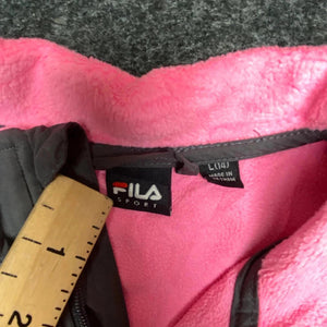 Pink FILA Fleece Jacket Youth's Large