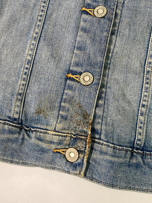 Levi’s Sleeveless Denim Vest – Light Wash, Size XL