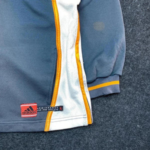 Navy Adidas Zip-through Sweatshirt Men's XL