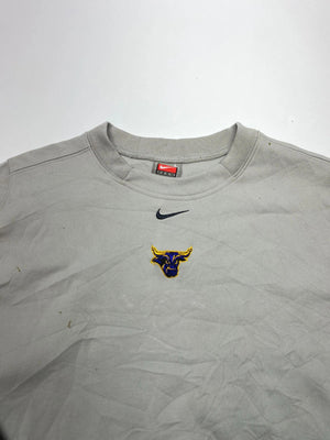 Nike Team Fit Therma Grey Long Sleeve Sweatshirt