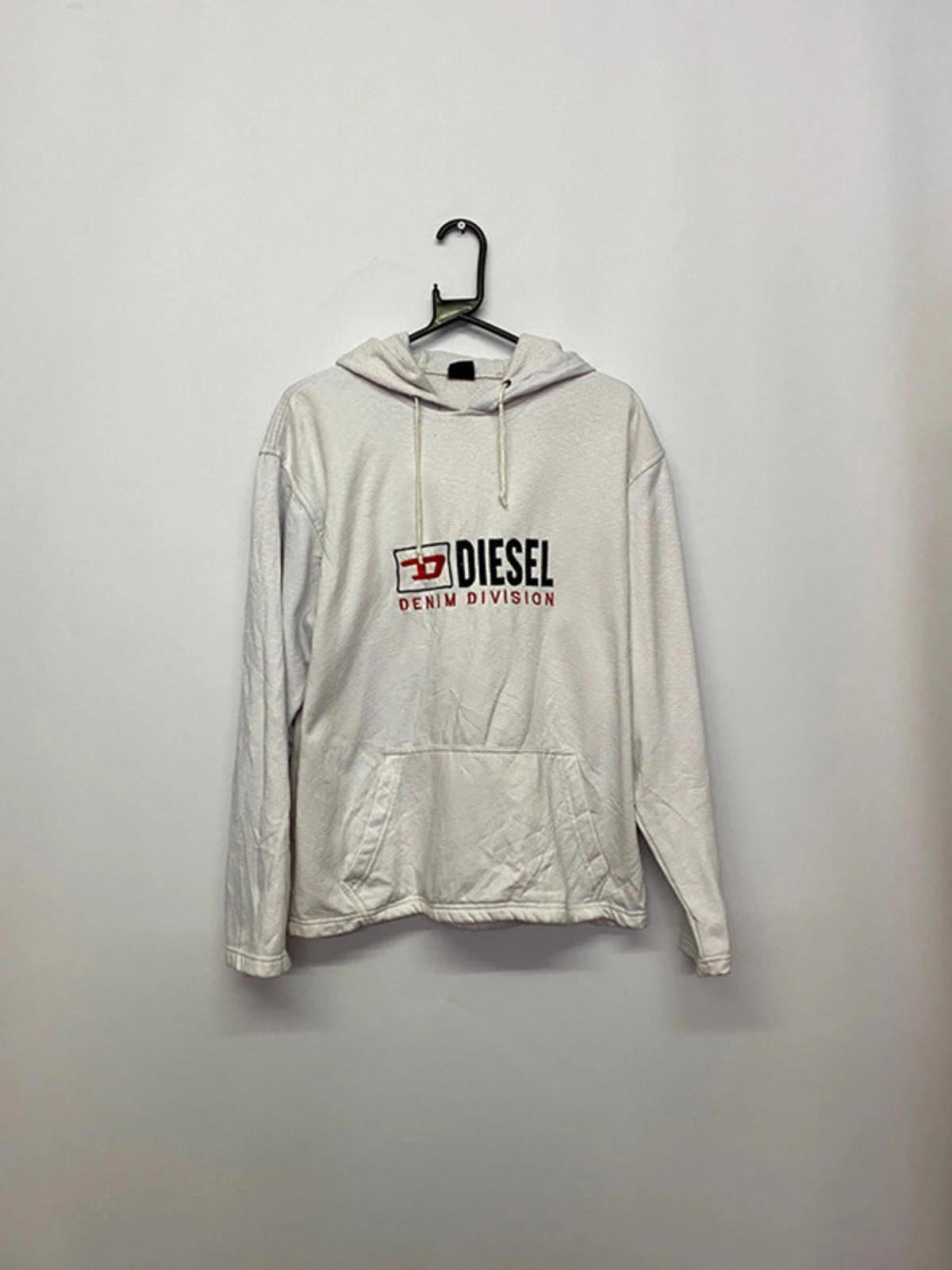 Diesel Denim Division White Hoodie – Size L