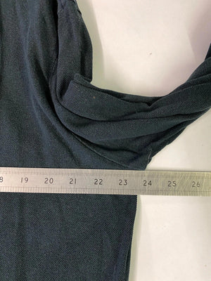 Polo Ralph Lauren Long Sleeve Black Custom Fit Polo Shirt