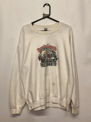 Funny “Dear Santa I’ve Dropped F-Bombs” Christmas Sweatshirt Size L