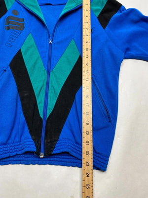 Puma Vintage Retro Track Jacket – Blue / Green / Black