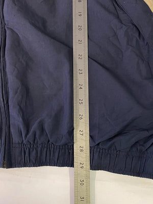 Vintage Nike Windbreaker Jacket Navy/Beige – Size XL