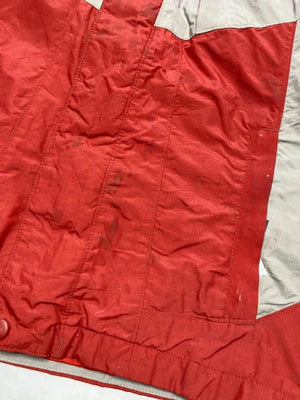 Columbia Hooded Waterproof Jacket Red Grey – Youth 14–16