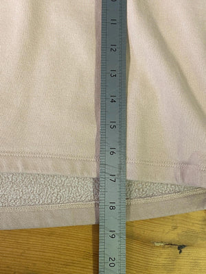 Chelsea Peers Beige Cropped Fleece Sweatshirt