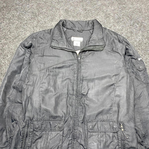 Black Columbia Windbreaker Women's Large
