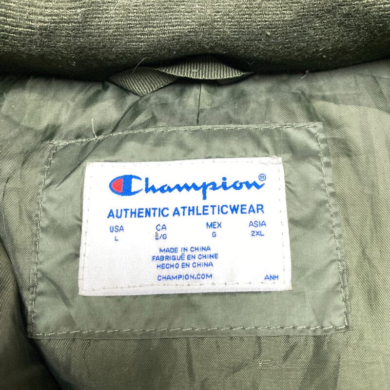 Green Champion Puffer Jacket Men's Large Northern Pole Vintage Wholesale 