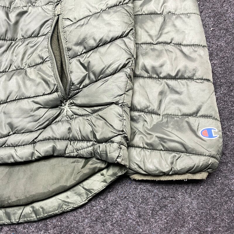 Green Champion Puffer Jacket Men's Large Northern Pole Vintage Wholesale 