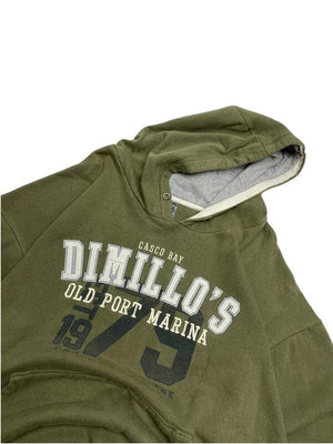Green Embroidery Hoodie Men's XXL Northern Pole Vintage Wholesale 