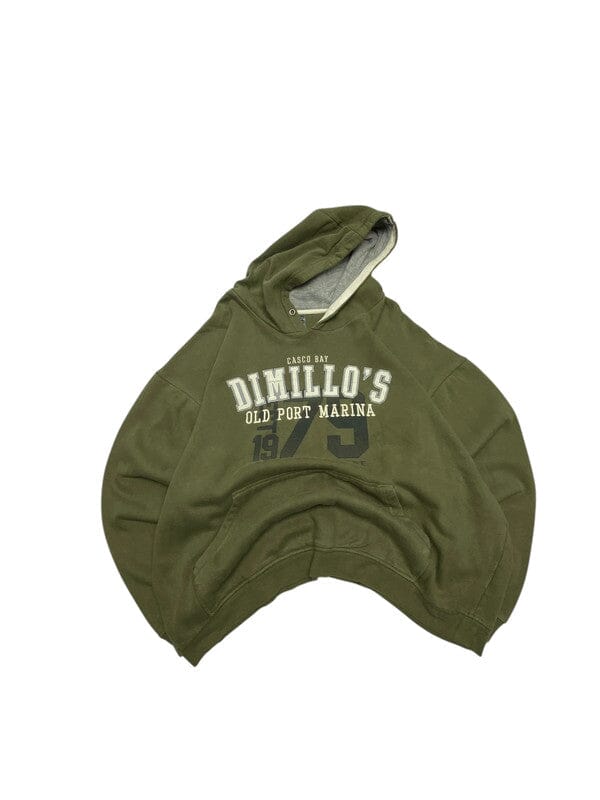 Green Embroidery Hoodie Men's XXL Northern Pole Vintage Wholesale 