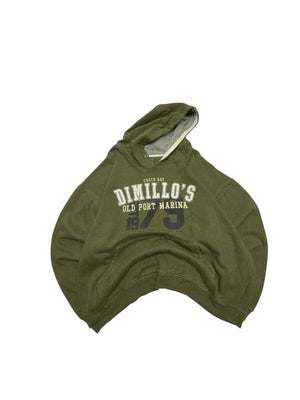 Green Embroidery Hoodie Men's XXL Northern Pole Vintage Wholesale 