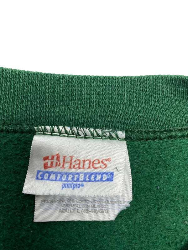 Green Hanes Embroidery Sweatshirt Men's Large Northern Pole Vintage Wholesale 