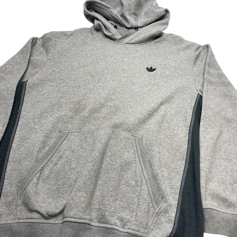 Grey Adidas Embroidery Hoodie Men's XL Northern Pole Vintage Wholesale 