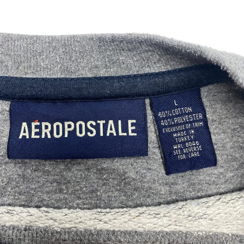Grey Aeropostale Sweatshirt Men's Large Northern Pole Vintage Wholesale 