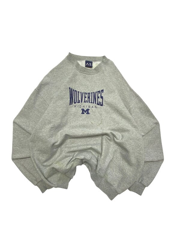 Grey AS Sports Embroidery Sweatshirt Men's XL Northern Pole Vintage Wholesale 