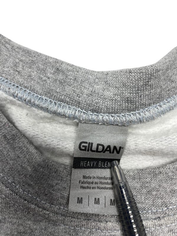 Grey Boston Uni Embroidery Sweatshirt Men's Medium Northern Pole Vintage Wholesale 